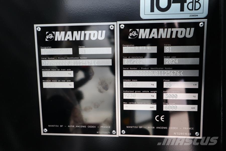 Manitou M30-4 Valid inspection, *Guarantee! Diesel, 4x4 Dr Terrængående gaffeltruck