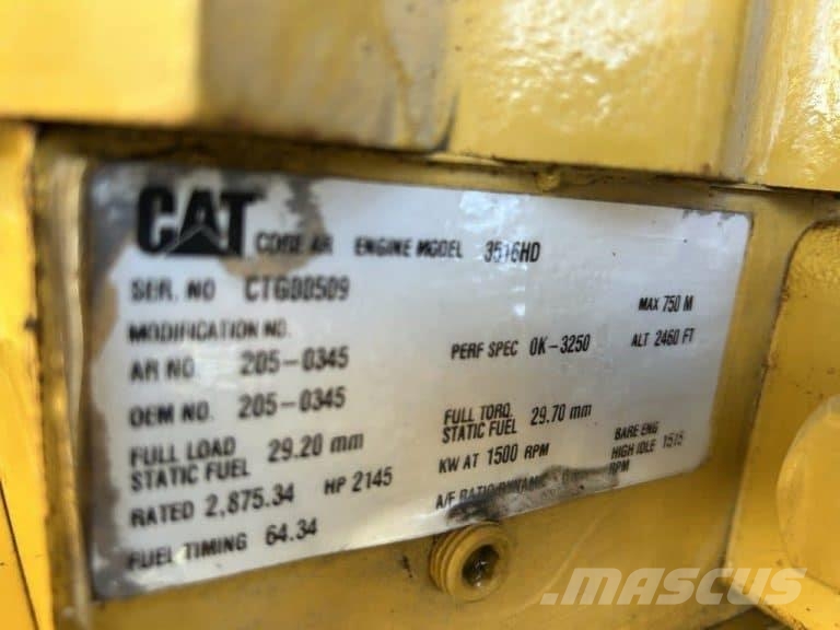CAT 3516B-HD Dizelski agregati