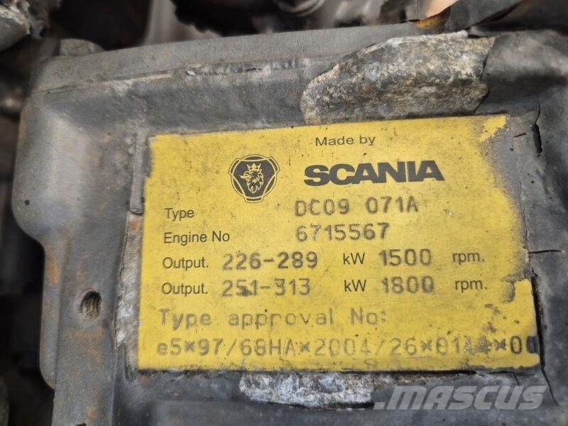 Scania DC09 071A Motory