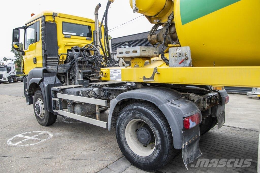 MAN TGS 18.360 BLS 4X4 + SEMI MIXER 10M3 Betonmixers en pompen