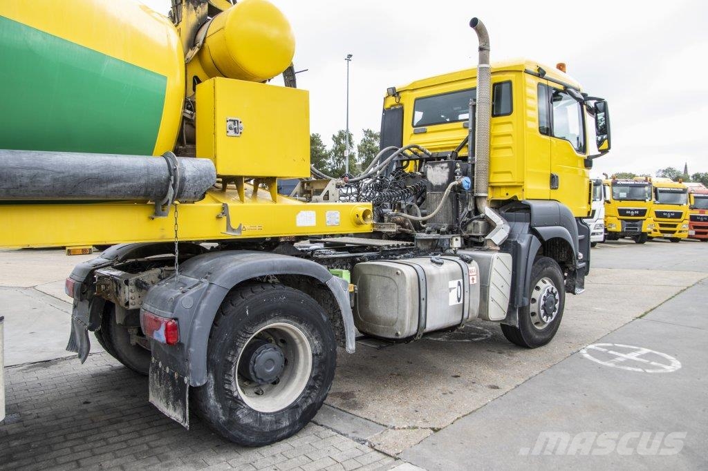 MAN TGS 18.360 BLS 4X4 + SEMI MIXER 10M3 Betonmixers en pompen