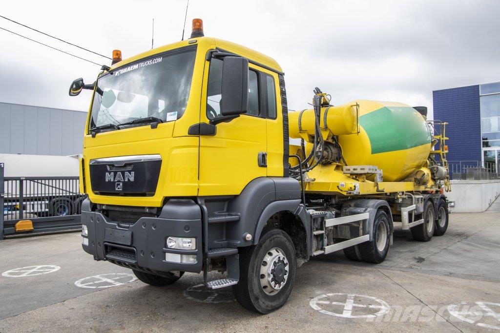 MAN TGS 18.360 BLS 4X4 + SEMI MIXER 10M3 Betonmixers en pompen