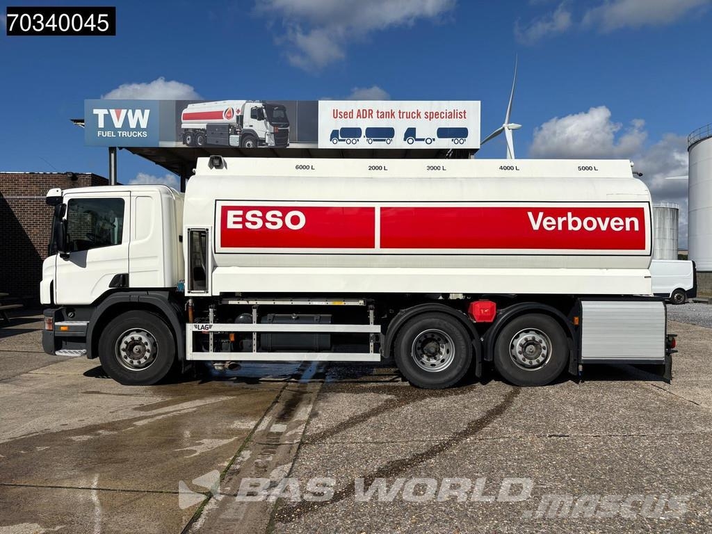 Scania P310 6X2 LAG 21.900 liter Fuel tanker 5 compartmen Motrici cisterna