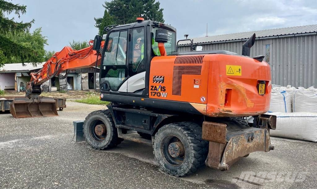 Hitachi ZX 170 W-5, 2017, Czech Republic - Used wheeled excavators