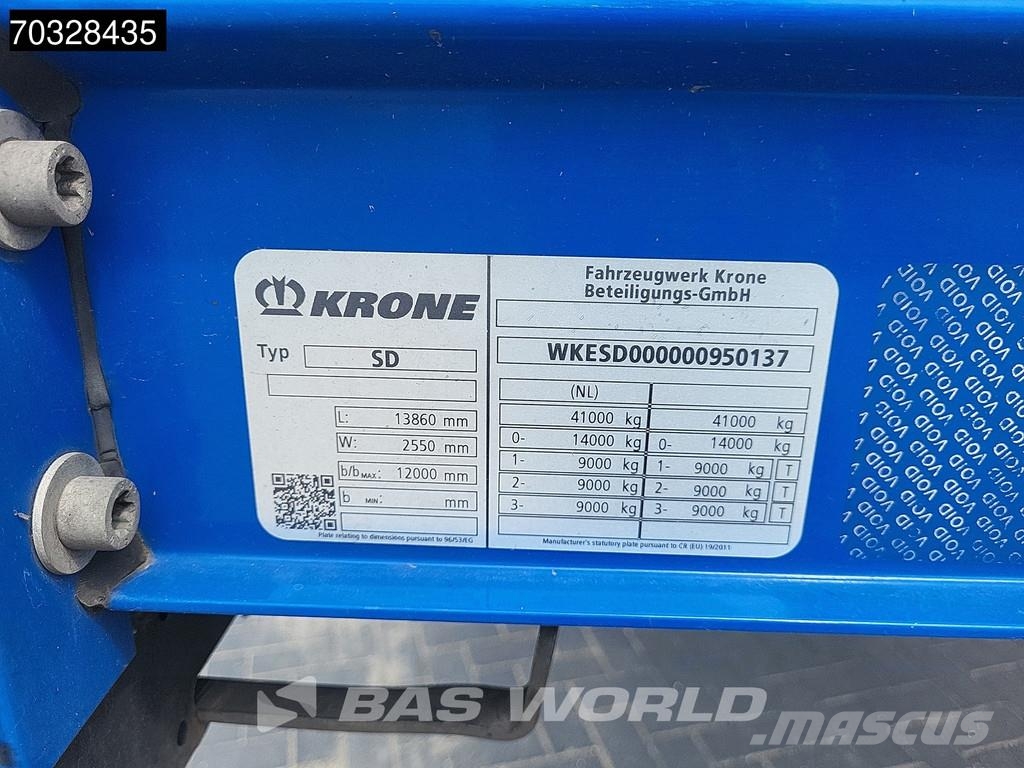 Krone SD APK 11/26 Alcoa Liftaxle Curtainsiderauflieger