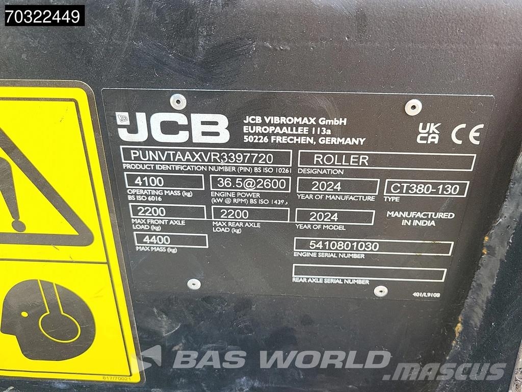 JCB CT380-130 Rulli a doppio tamburo