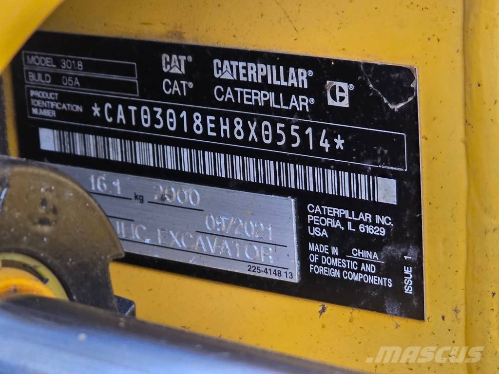 CAT 301.8 Mini excavators < 7t