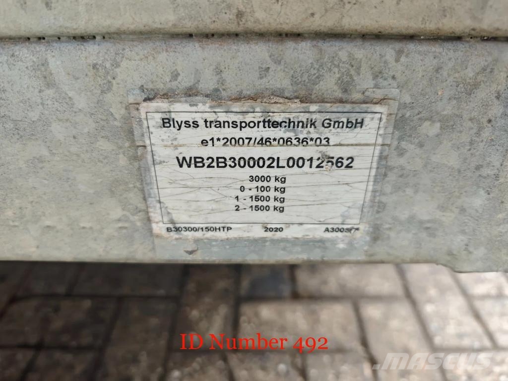 Blyss A300S Prikolice za prevoz vozil
