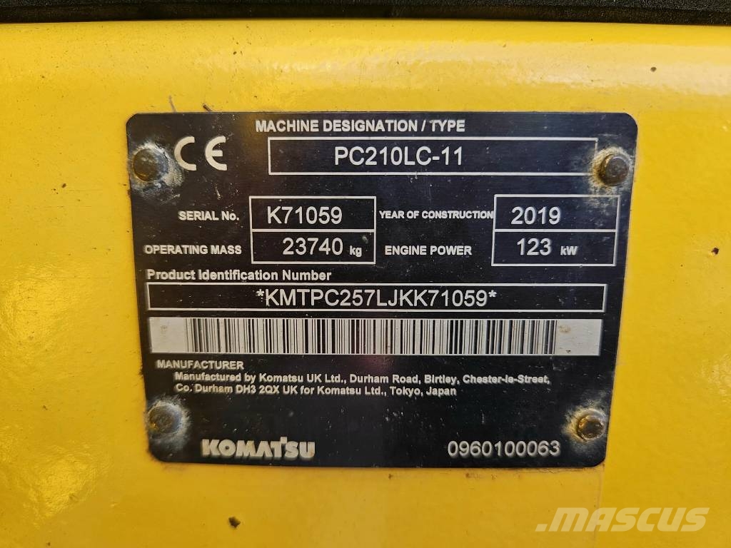 Komatsu PC 210 LC-11 Escavadoras de rastos