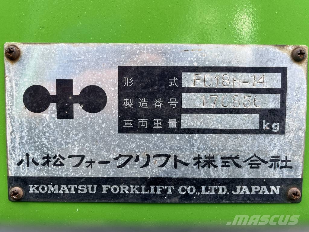 Komatsu FD18H-14 V-4194 IO Camiones diesel