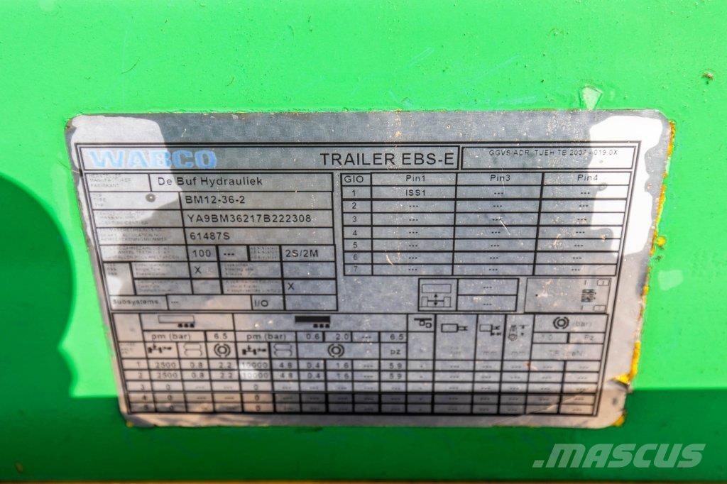 De Buf BETON MIXER/MALAXEUR/MISCHER 12M3 Ostale poluprikolice