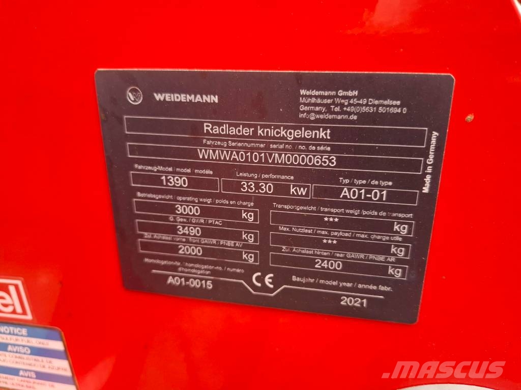 Weidemann 1390 Mini krautuvai