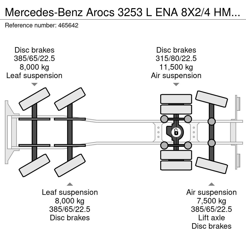 Mercedes-Benz Arocs 3253 L ENA 8X2/4 HMF2820 KRAAN / KRAN/ CRANE Camiones grúa