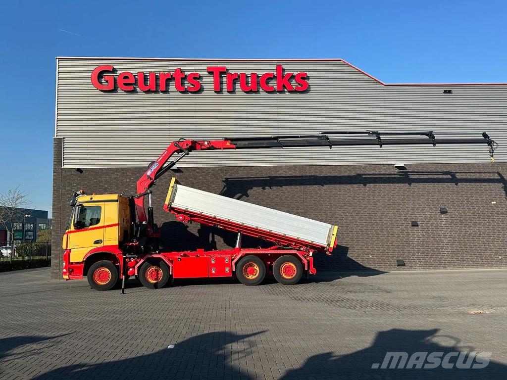 Mercedes-Benz Arocs 3253 L ENA 8X2/4 HMF2820 KRAAN / KRAN/ CRANE Camiones grúa