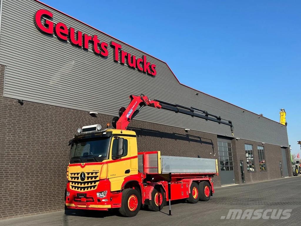 Mercedes-Benz Arocs 3253 L ENA 8X2/4 HMF2820 KRAAN / KRAN/ CRANE Camiones grúa