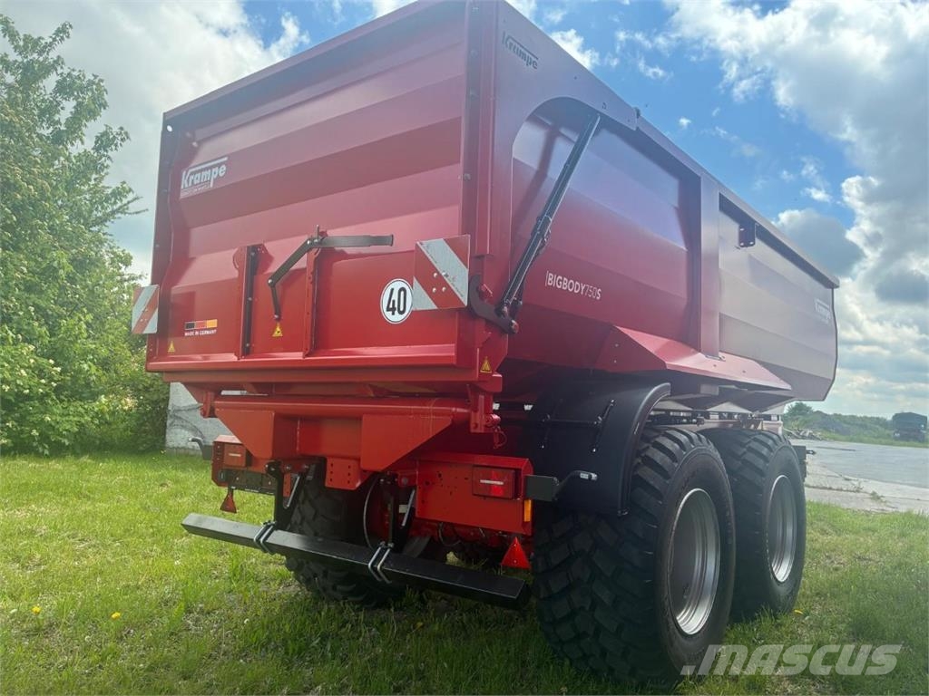 Krampe BigBody 750 S - Zweiseitenkipper ! Muut maatalouskoneet