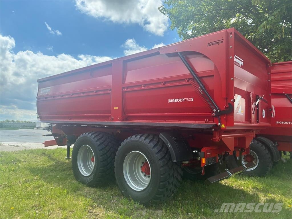 Krampe BigBody 750 S - Zweiseitenkipper ! Muut maatalouskoneet