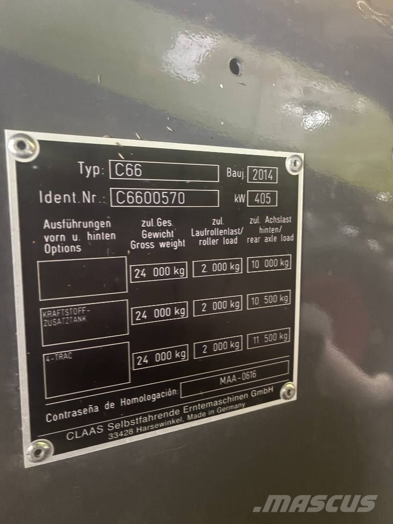 CLAAS LEXION 770 TERRATRAC Θεριζοαλωνιστικές μηχανές