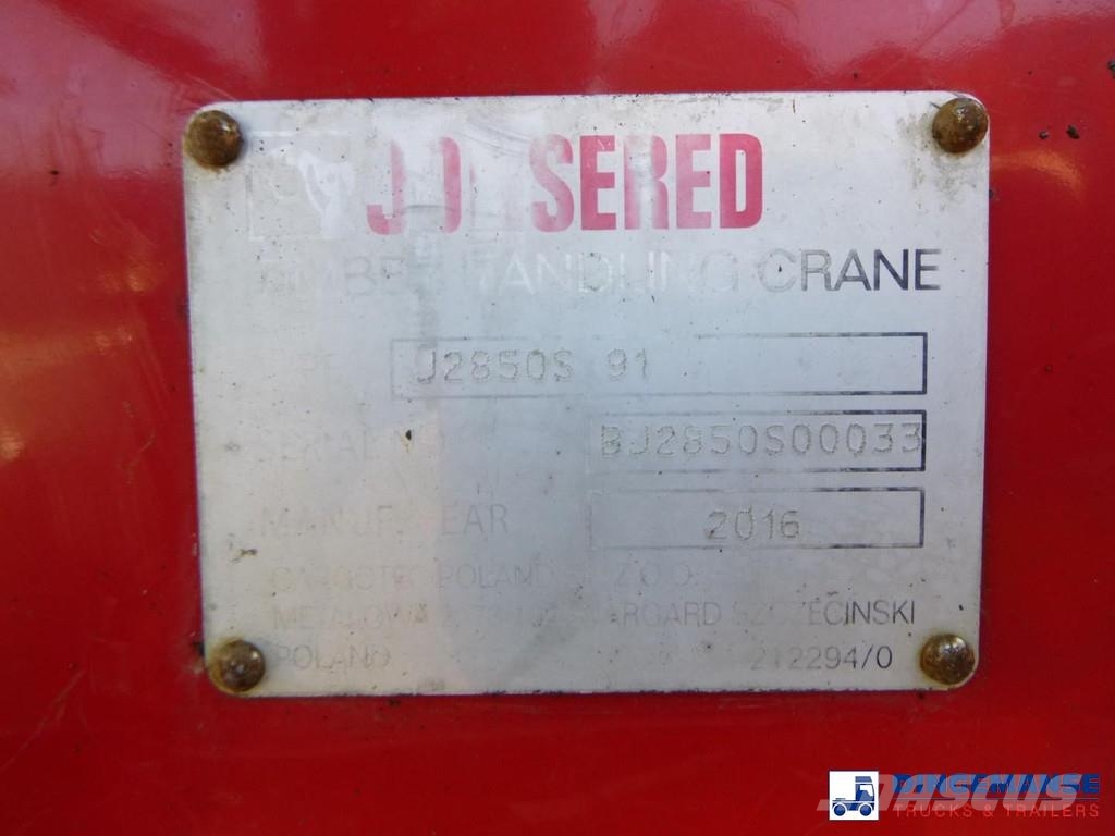 Scania R 580 6x4 Euro 6 + Jonsered 2850 crane Kranen voor alle terreinen