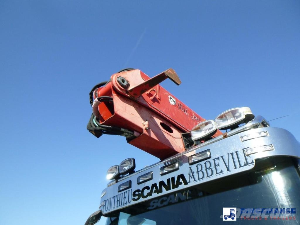 Scania R 580 6x4 Euro 6 + Jonsered 2850 crane Kranen voor alle terreinen
