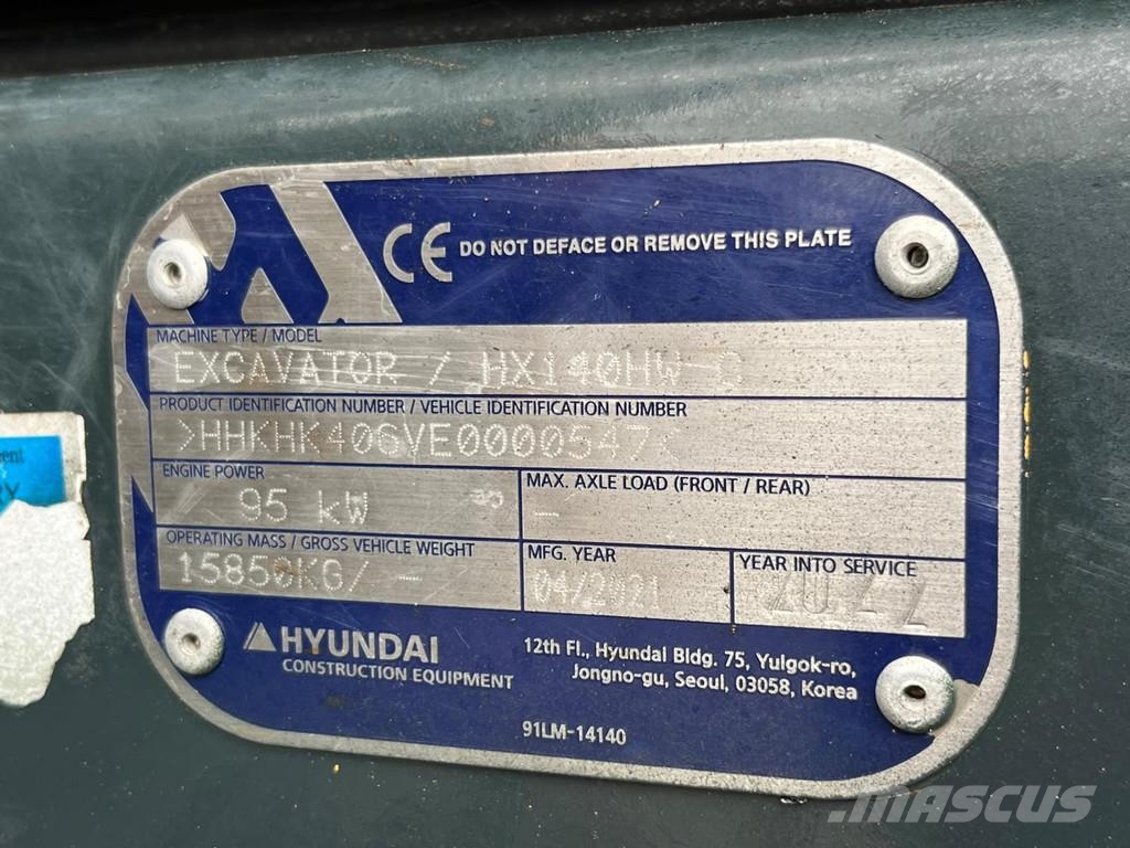 Hyundai HX140HWC Raupenbagger