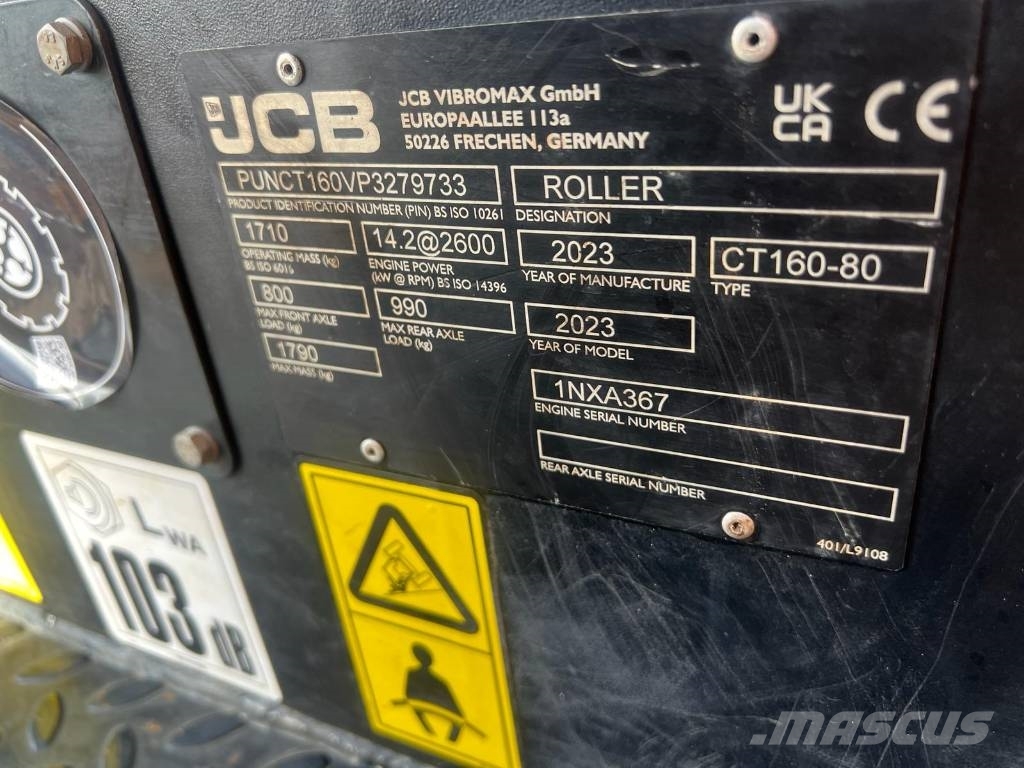 JCB CT160-80 Vibromax Site Roller Tandemové válce