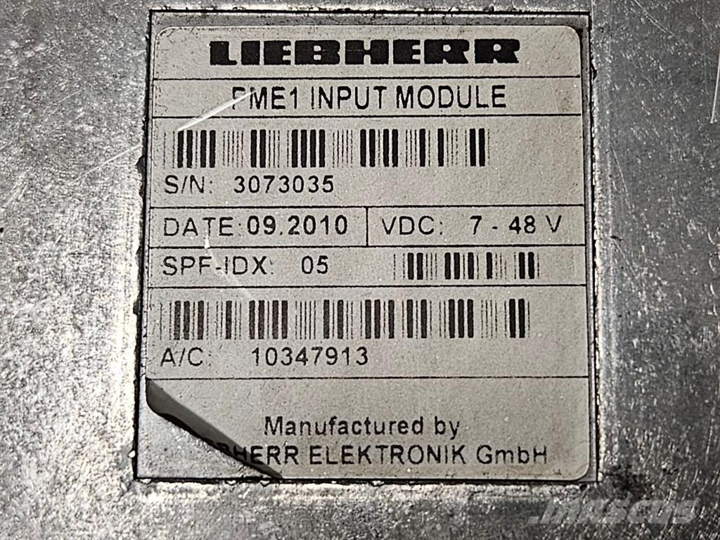Liebherr LH80-10347913-PME1 INPUT-Control box/Steuermodul Elektronika
