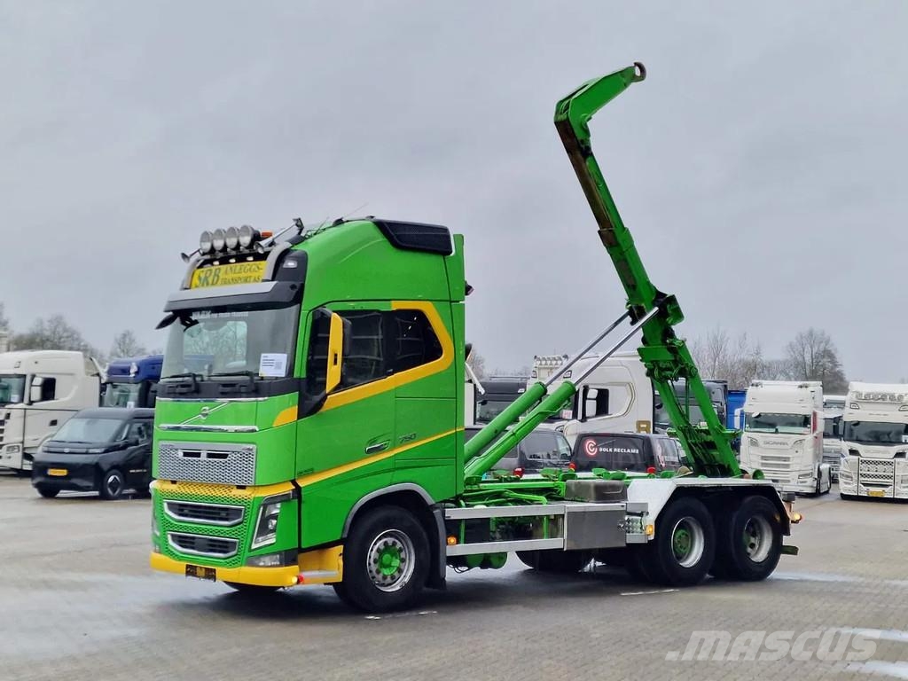 Volvo FH 16.750 Globetrotter XL 6x2 - 20T Multilift Hook gancho Caminhões Roll-on Roll-off
