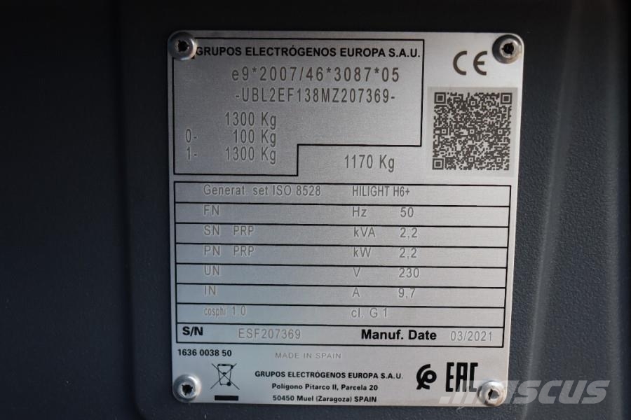 Atlas Copco Hilight H6+ Valid inspection, Max Boom Height 8m, أبراج خفيفة
