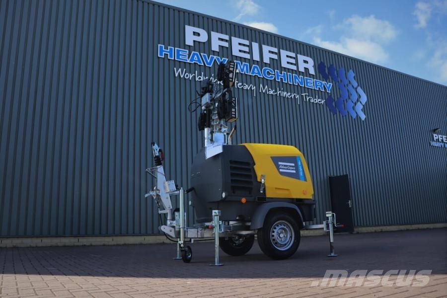 Atlas Copco Hilight H6+ Valid inspection, Max Boom Height 8m, أبراج خفيفة