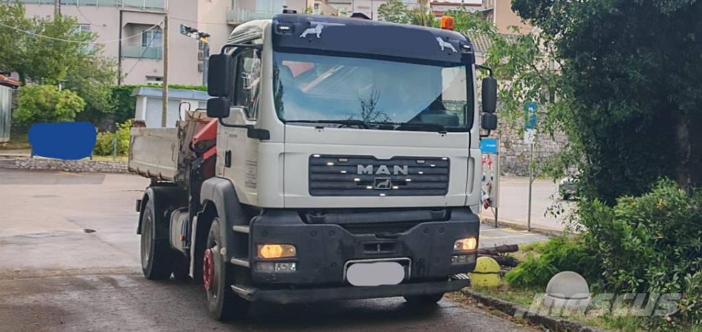 MAN 18.410 4x2 MEILLER TIPPER - CRANE PK 18002 Грузовики-Самосвалы
