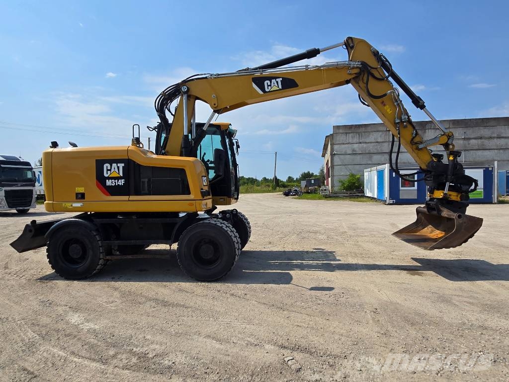 CAT 314F Wielgraafmachines