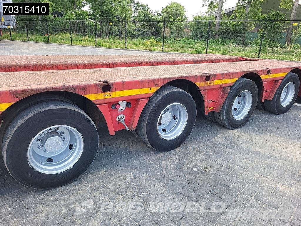 Doll T4H-0S3 T4H 0 S3 4 axles Full Steered Remote Goose Semi-trailer blokvogn