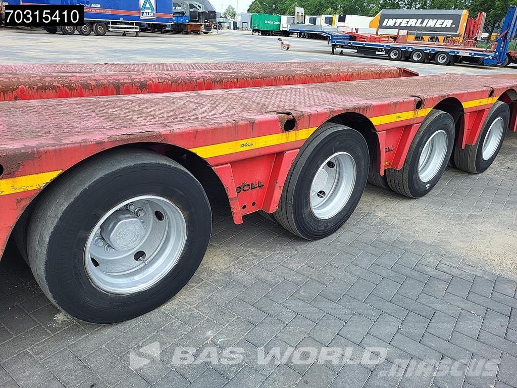 Doll T4H-0S3 T4H 0 S3 4 axles Full Steered Remote Goose Semi-trailer blokvogn