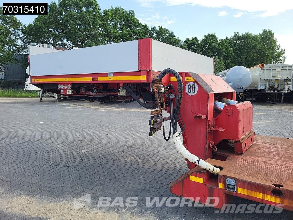 Doll T4H-0S3 T4H 0 S3 4 axles Full Steered Remote Goose Semi-trailer blokvogn