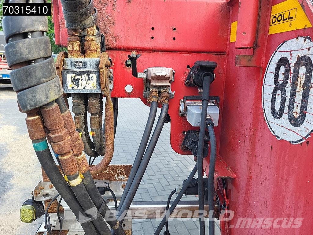 Doll T4H-0S3 T4H 0 S3 4 axles Full Steered Remote Goose Semi-trailer blokvogn