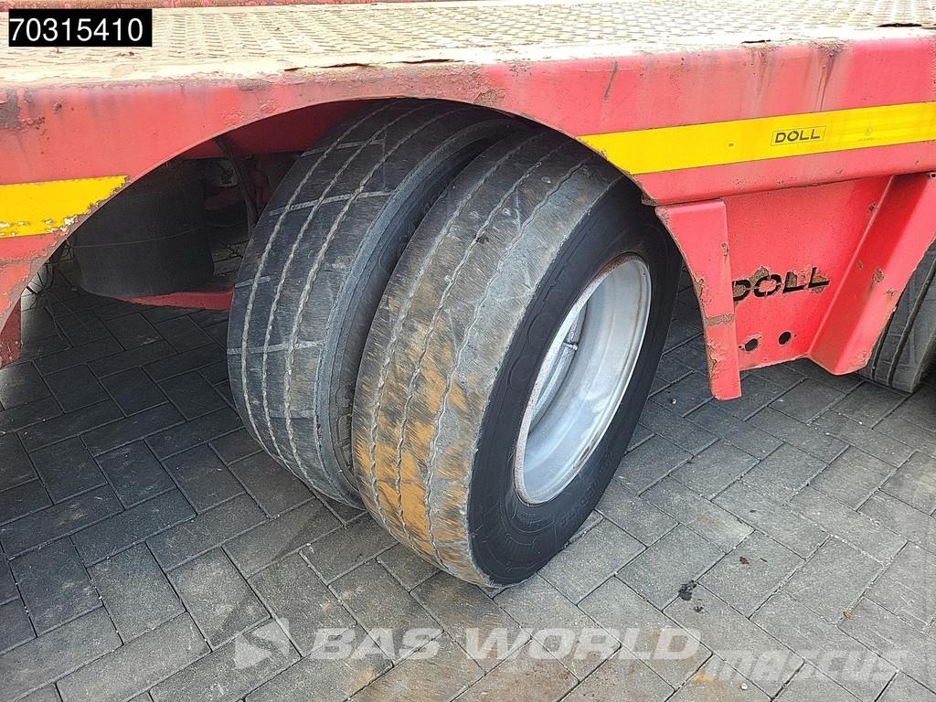 Doll T4H-0S3 T4H 0 S3 4 axles Full Steered Remote Goose Semi-trailer blokvogn