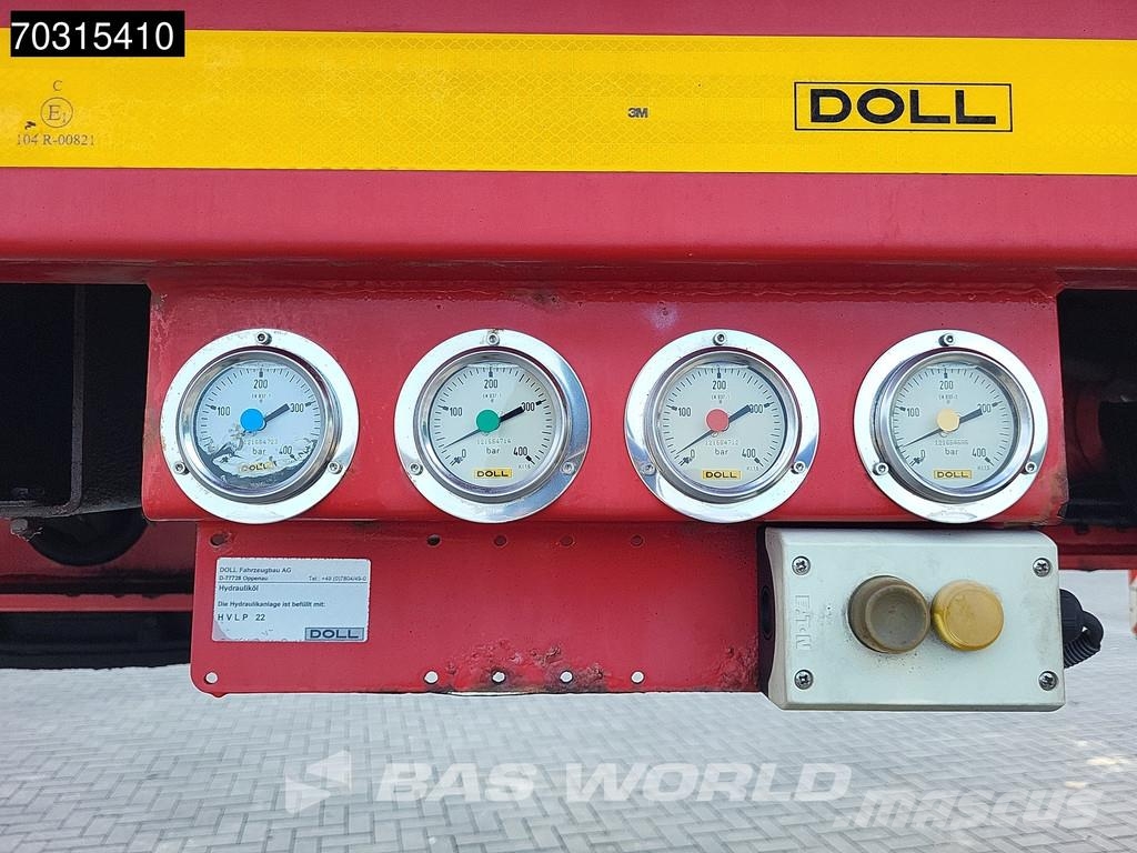 Doll T4H-0S3 T4H 0 S3 4 axles Full Steered Remote Goose Semi-trailer blokvogn