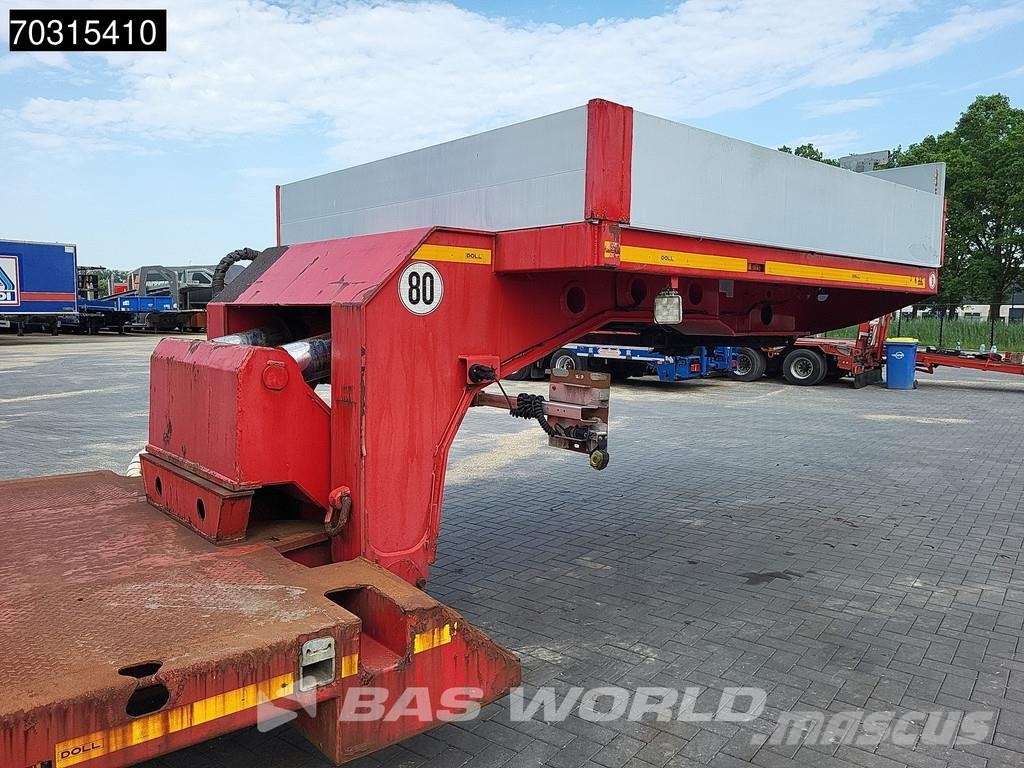 Doll T4H-0S3 T4H 0 S3 4 axles Full Steered Remote Goose Semi-trailer blokvogn