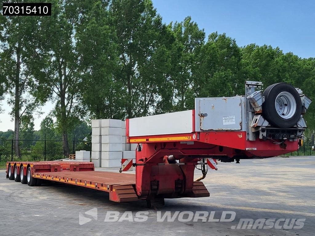 Doll T4H-0S3 T4H 0 S3 4 axles Full Steered Remote Goose Semi-trailer blokvogn