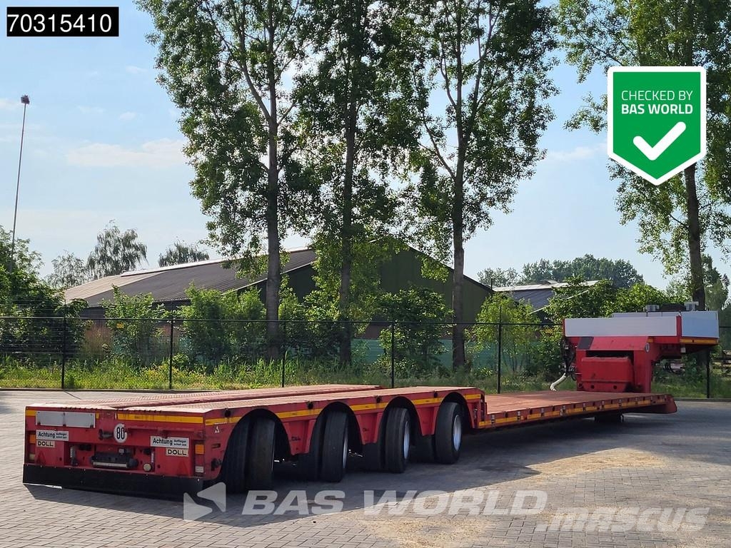 Doll T4H-0S3 T4H 0 S3 4 axles Full Steered Remote Goose Semi-trailer blokvogn