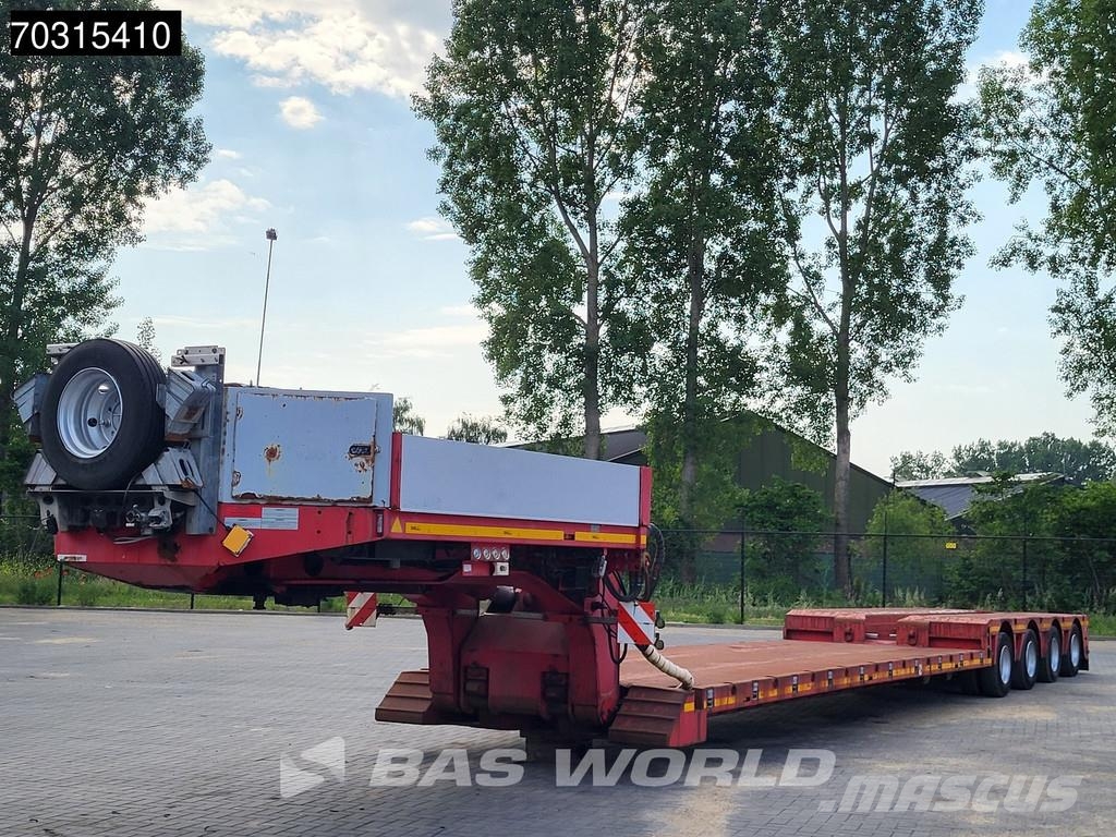 Doll T4H-0S3 T4H 0 S3 4 axles Full Steered Remote Goose Semi-trailer blokvogn
