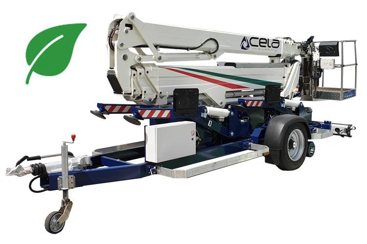 Cela DT Trailer 25 Lithium Anhänger-Arbeitsbühne Ant priekabų montuojamos kėlimo platformos