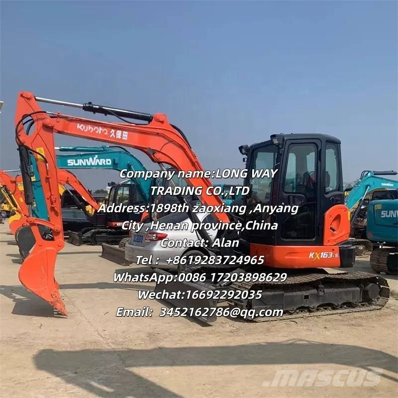 Kubota KX 163-5 Bageri guseničari