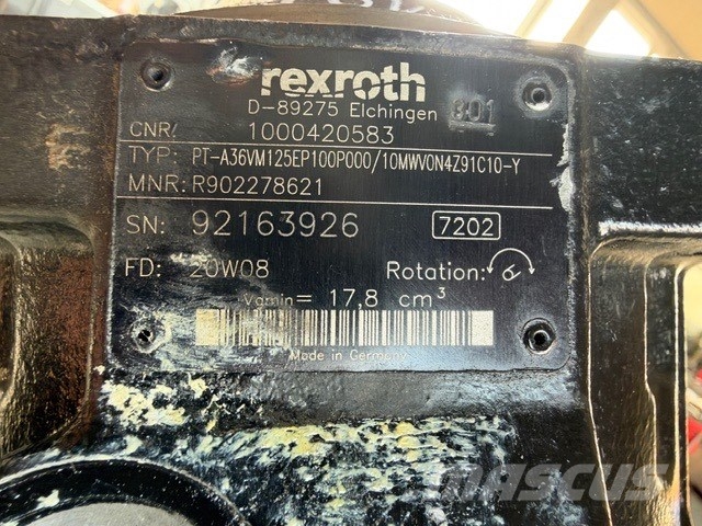 Rexroth A36VM125 HYDRAULIC DRIVE MOTOR Hydraulika