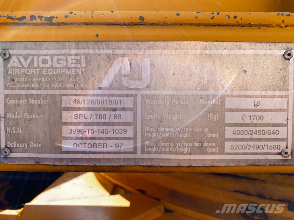  Aviogei SPL / 700 / 88 Летищно оборудване
