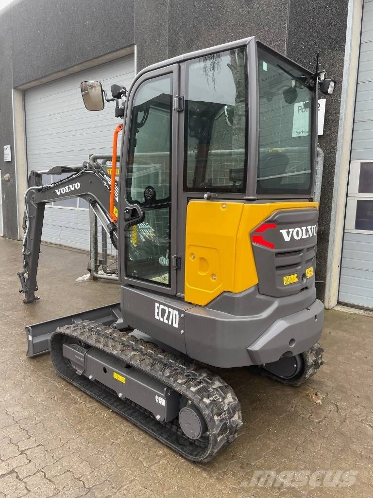 Volvo EC27D Mini ekskavatörler, 7 tona dek