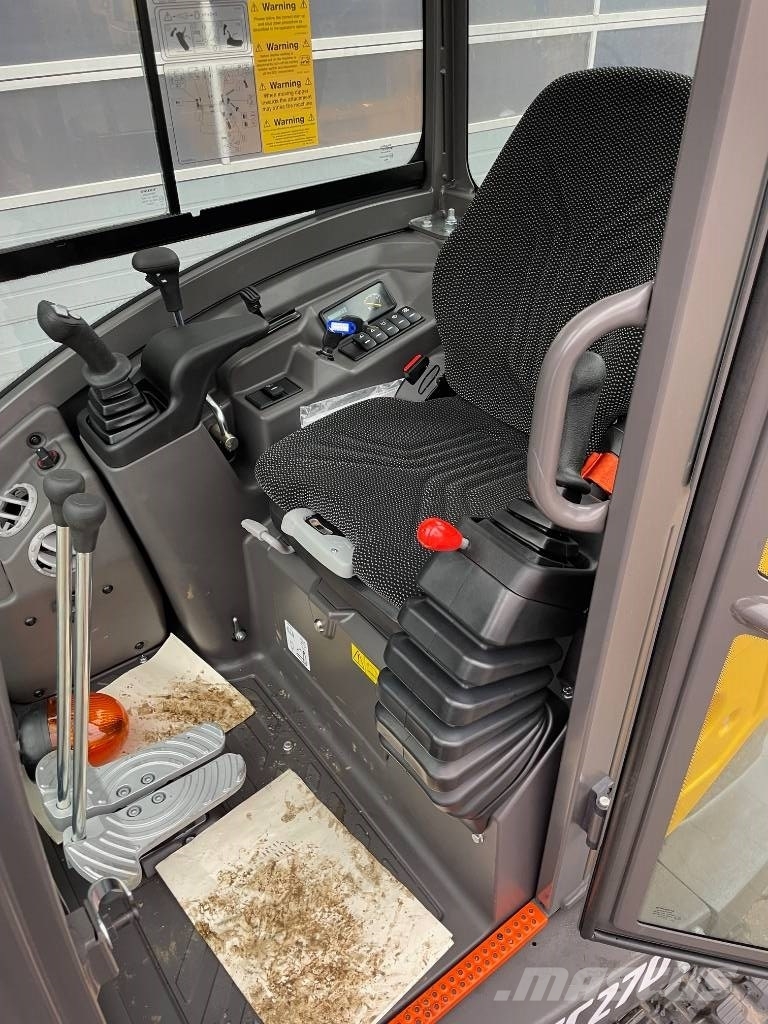 Volvo EC27D Mini ekskavatörler, 7 tona dek