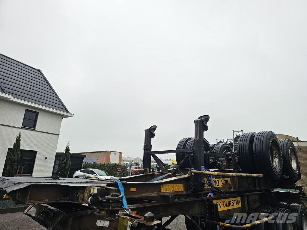 Pacton 2126 C-2 | 20 FOOT| BLADGEVEERD|DOUBLE TIRES| BPW Container semi-trailers