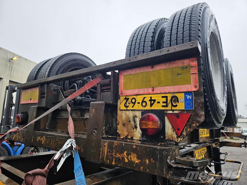 Pacton 2126 C-2 | 20 FOOT| BLADGEVEERD|DOUBLE TIRES| BPW Container semi-trailers